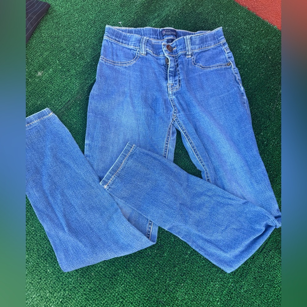Place Women's Straight Leg Blue Jeans